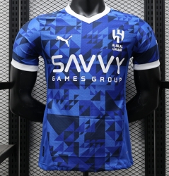 2425 Player Version Al-Hilal Saudi Home Soccer Jersey