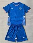 2425 Iceland Home kids Soccer Jersey