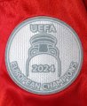 2425 Spain home with euro champion patch version Soccer Jersey