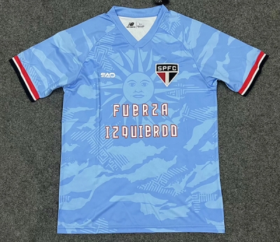 2425 Sao paulo Pre-Match Special blue jersey