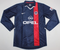 2001 02 PSG Home long soccer jersey