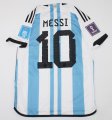 2022 A rgetnian home messi 10 soccer jersey