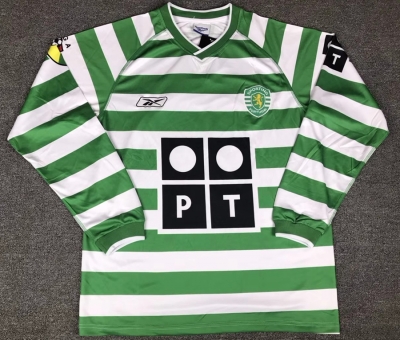 2003 Lisbon Sporting long soccer jersey