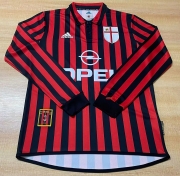 1999 -2000 AC Milan home long sleeve