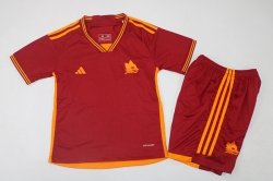 2324 Roma Home Away and Away Third KIDS Soccer Jersey