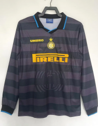 1997-98 Inter third long sleeve Soccer jersey