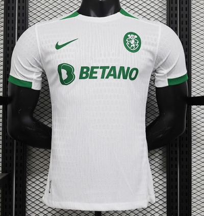 2425 Lisbon Sporting away player version Soccer Jersey