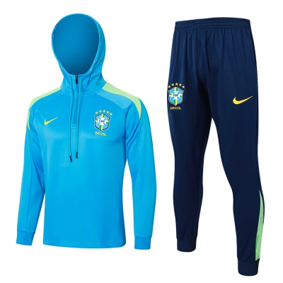 2425 Brazil Training Hoodie Soccer Suit