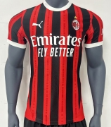 2425 AC Milan Home Player Version Soccer Jersey