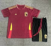 2425 Belgium Home kids Soccer Jersey