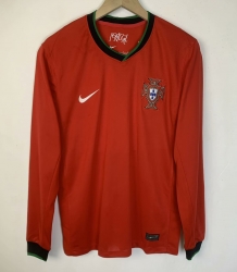 2425 Portugal home long sleeves Soccer Jersey