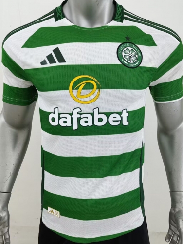 2425 Celtic Home Player Version Soccer Jersey