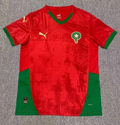 2425 Morocco home Soccer Jersey