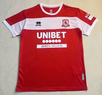 2425 Middlesbrough Home Soccer Jersey