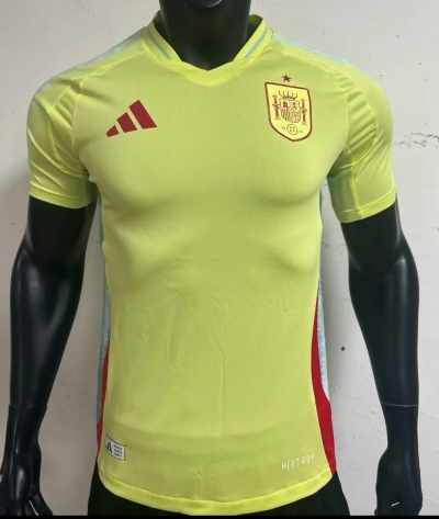 2425 Spain Away player version Soccer Jersey