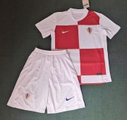 2425 Croatia Home kids Soccer Jersey