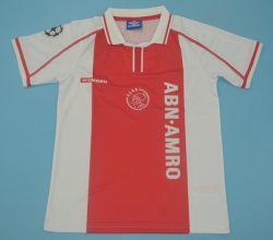 1998 99 AJAX UCL HOME soccer jersey