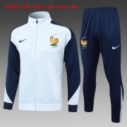 2425 France Soccer Training jacket + Pants Kids 2 colour