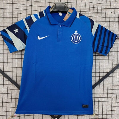 2425 Inter Milan Polo Soccer Jersey