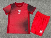 2425 Poland Away kids Soccer Jersey