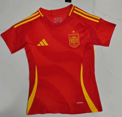 2425 Spain Home Women Soccer Jersey