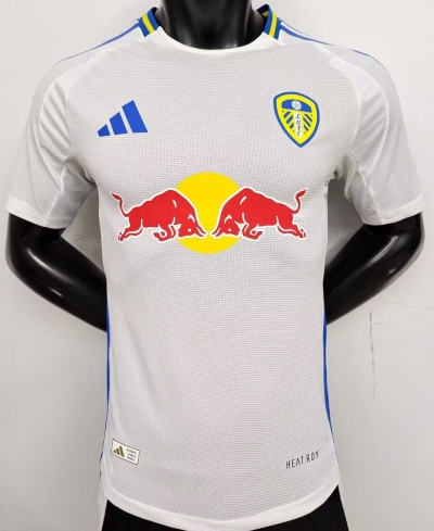 2425 Leeds United Home player version Soccer Jersey