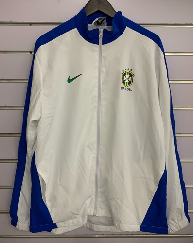 2425 brazil white windbreaker jacket