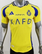 2425 Al Nassr Home Player Version Soccer Jersey