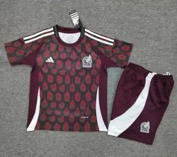 2425 Mexico Away kids Soccer Jersey