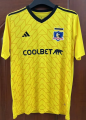 2425 Colo Colo yellow goalkeeper Soccer Jersey