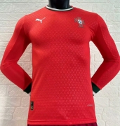 2025 Portugal Home long sleeves Player Version Soccer Jersey