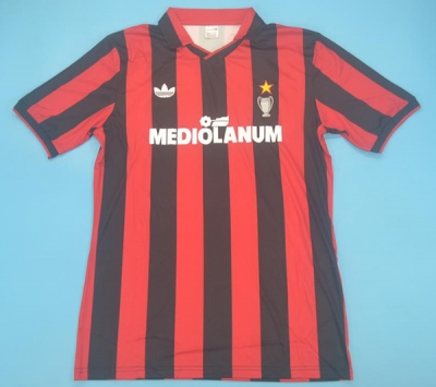 90 91 AC Milan home Soccer Jersey