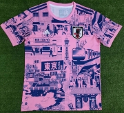 2425 Japan special version Tokoy pink blue soccer jersey