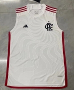 2425 Flamengo away white Vest Soccer Jersey