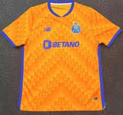 2425 Porto away orange Soccer Jersey