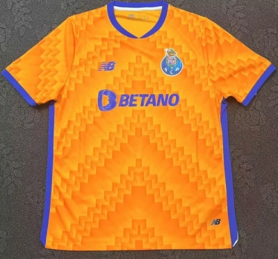 2425 Porto away orange Soccer Jersey