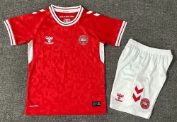 2425 Denmark Home kids soccer jersey