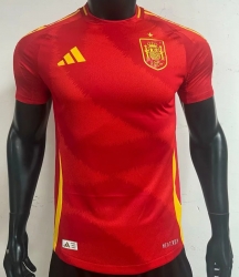 2425 Spain home player version Soccer Jersey