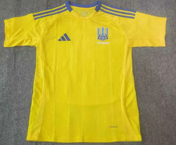 2425 Ukraine home soccer jersey