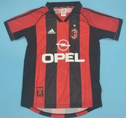 1998 2000 AC MILAN Home soccer jersey