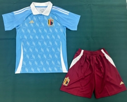 2425 Belgium Away kids Soccer Jersey