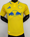 2425 Leeds United Away player version Soccer Jersey