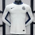 2425 Inter Milan Away long Player Version Soccer Jersey