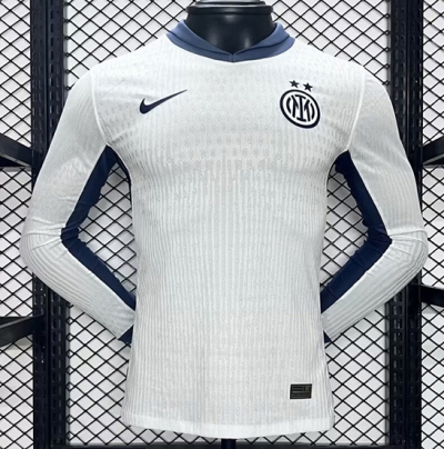 2425 Inter Milan Away long Player Version Soccer Jersey