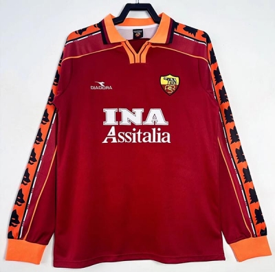 1998 99 Roma home long sleeve S-XXL