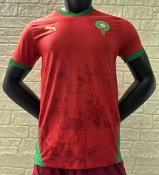 2425 Morocco home player version Soccer Jersey