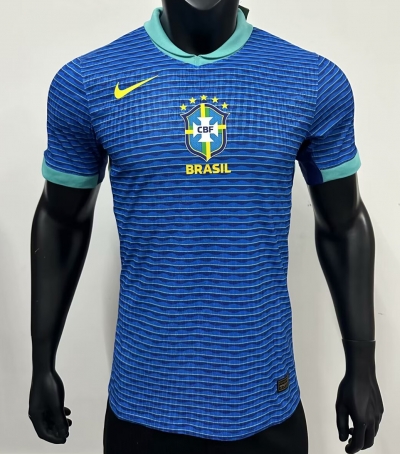 2425 Brazil Away Player Version Soccer Jersey