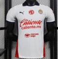 2425 Chivas Away Player Version Soccer Jersey