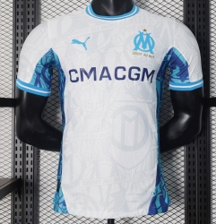 2425 Marseille Home Player Version Soccer Jersey