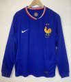 2425 France Home Long Sleeve Soccer Jersey